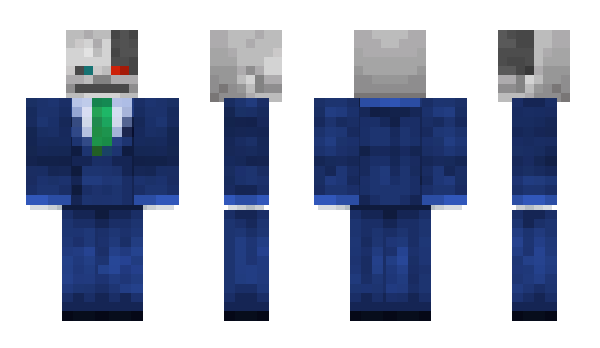 Minecraft скін по ніку Cyborgskeleton