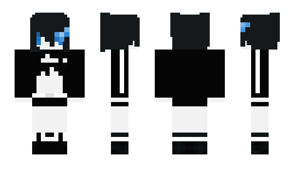 Minecraft skin BlackSR