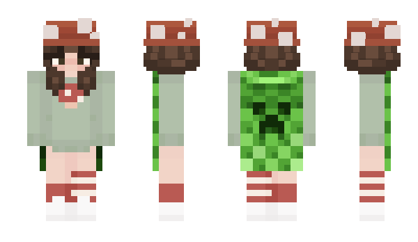 Minecraft skin Fungia