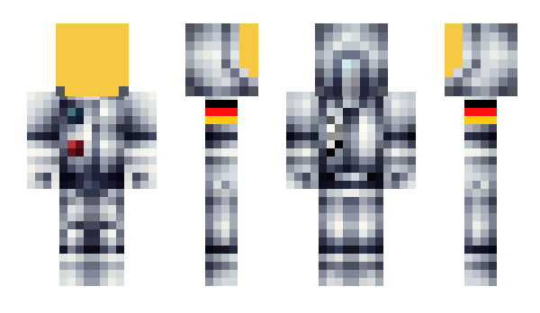 Minecraft skin CreeperAstronaut