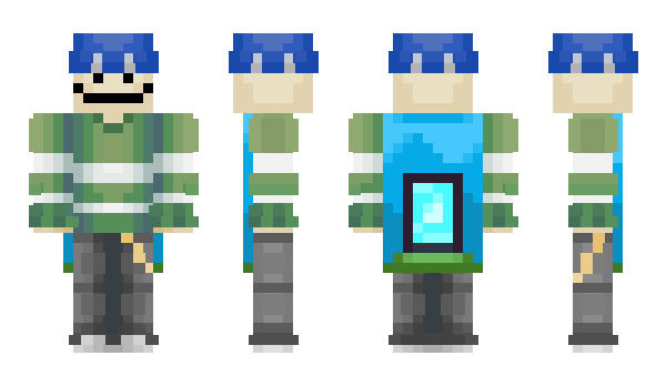Minecraft skin blluf