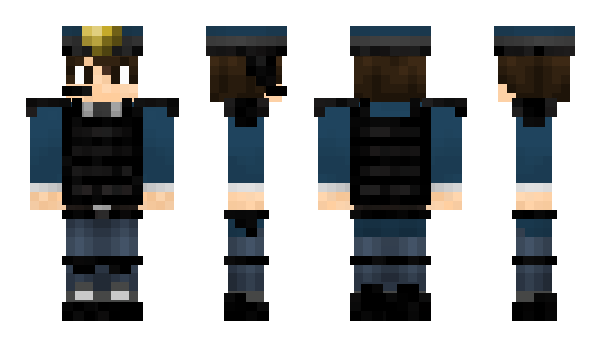 Minecraft skin Police_bot