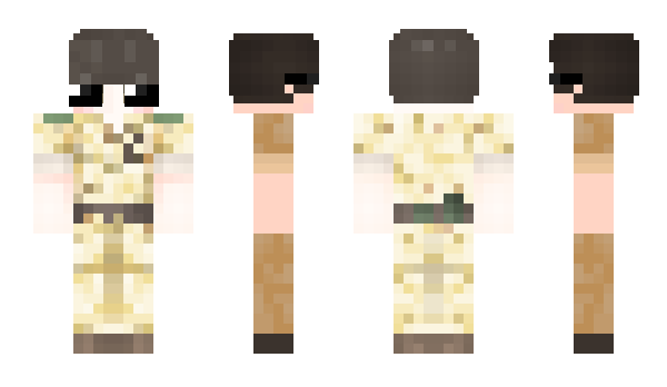 Minecraft skin MUSAT