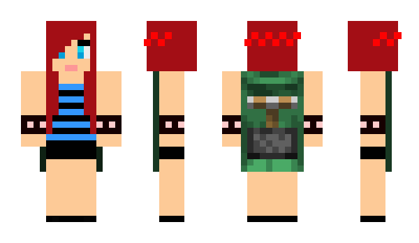 Minecraft skin Christina