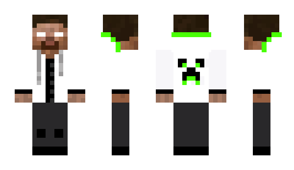 Minecraft skin Herobrine9