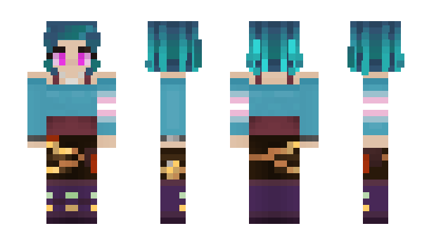 Minecraft skin Forbida