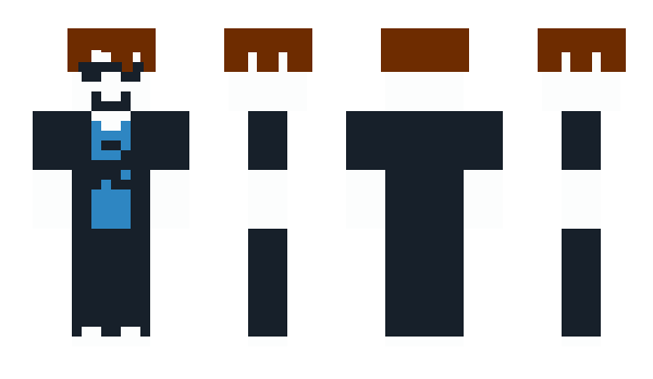 Minecraft skin Black_zetsu