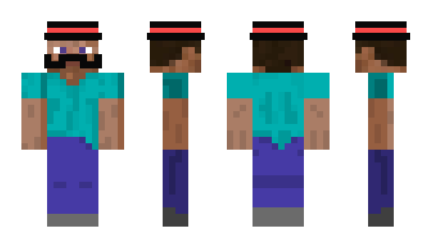 Minecraft skin KRZO