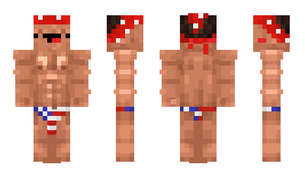 Minecraft skin SaxxyBoy