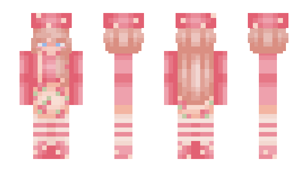 Minecraft skin Strawberry_Cow01