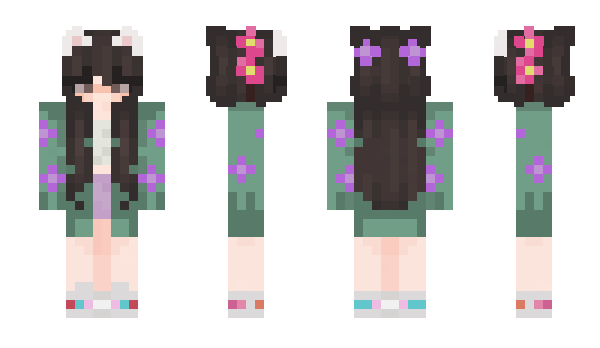 Minecraft skin NyaAwshee