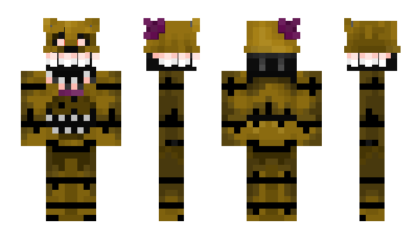 Minecraft skin golden8