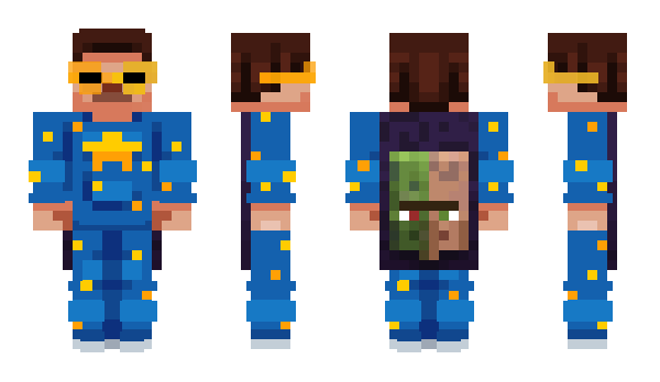 Minecraft skin BlueBands