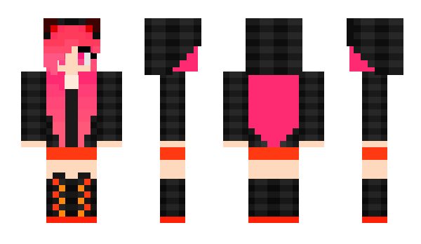 Minecraft skin GIRLPowerPuf