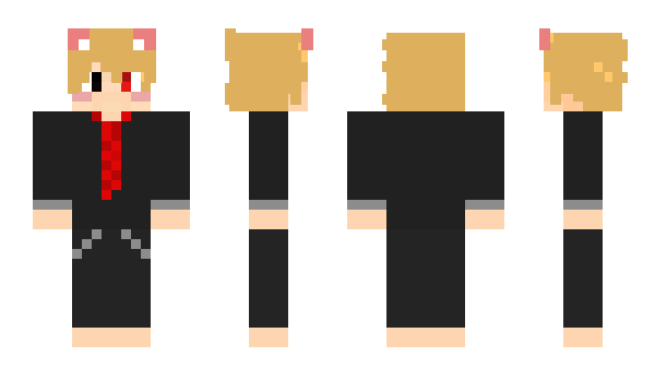 Minecraft skin Sasuke________