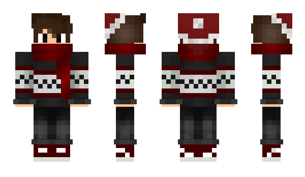 Minecraft skin H_A_S_K