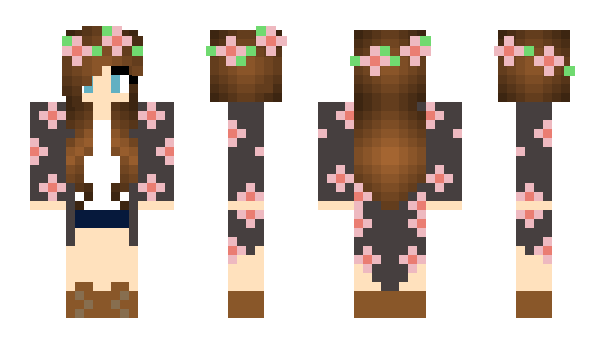 Minecraft skin shewolf02