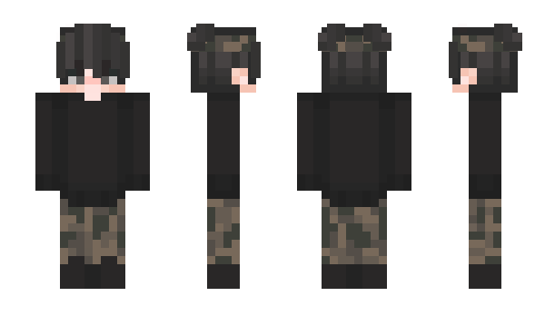 Minecraft skin BearKim