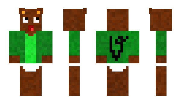 Minecraft skin VanilkACZ