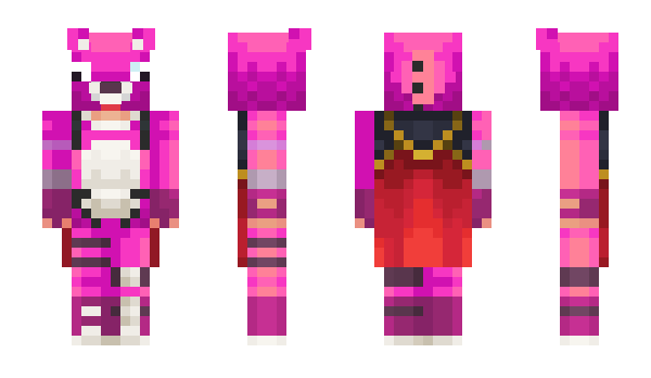 Minecraft skin Karamellle