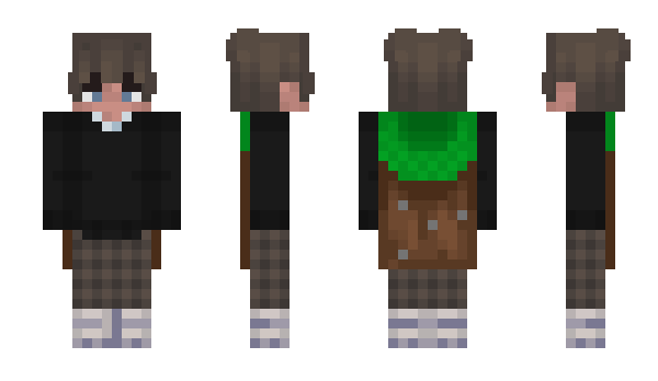 Minecraft skin Black_D1B