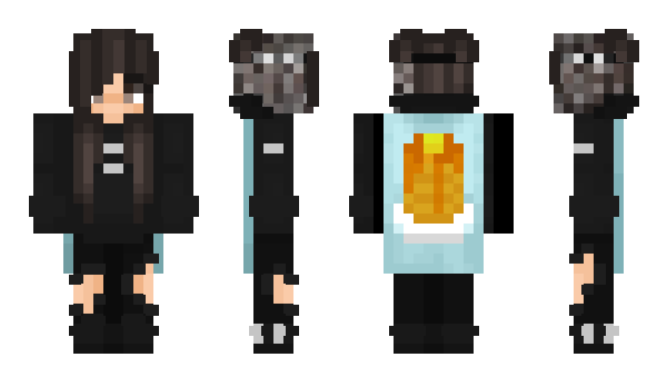 Minecraft скін по ніку LucHeartVR