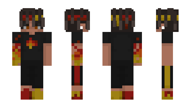 Minecraft skin Mr_Lavaman_II