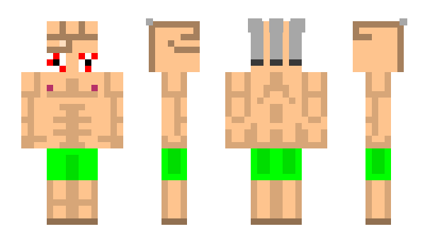 Minecraft skin Ganon3force