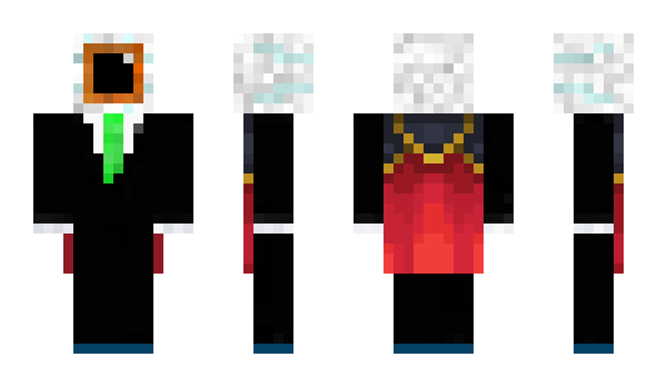 Minecraft skin Vuurworm