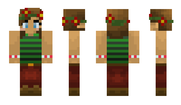 Minecraft skin ArmorGirl