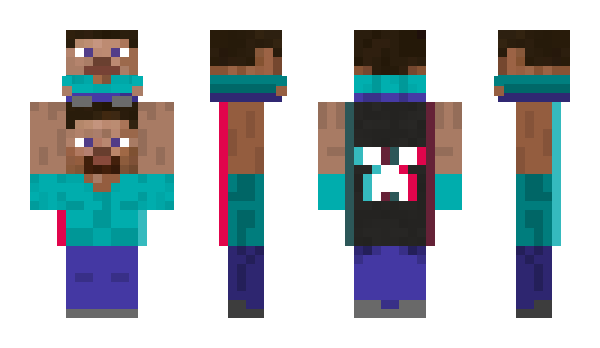 Minecraft skin herenickname