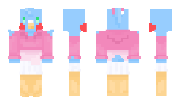 Minecraft skin QT_Bird