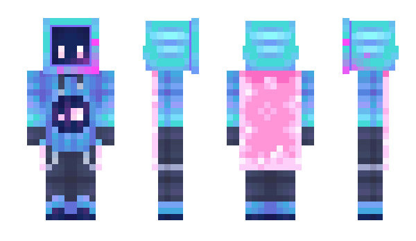 Minecraft skin NeonPinkGmr