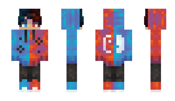Minecraft skin skleton