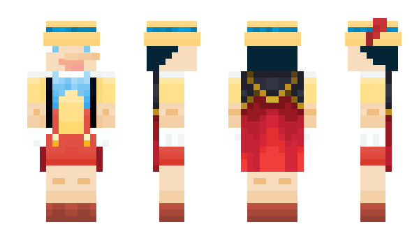 Minecraft skin PaPinocchio