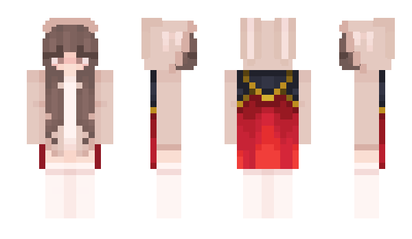 Minecraft скін по ніку MrsBunnygirl