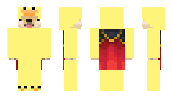 Minecraft skin yelloweng1