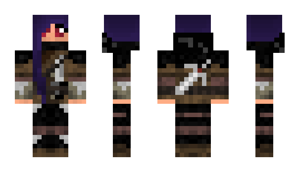 Minecraft skin msViolet