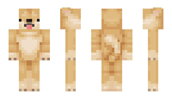 Minecraft skin Doge321