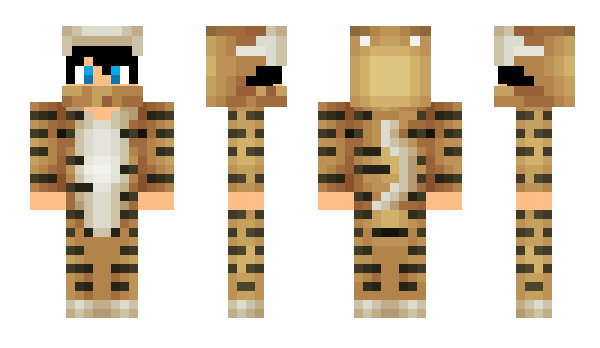Minecraft skin tiger_craft40