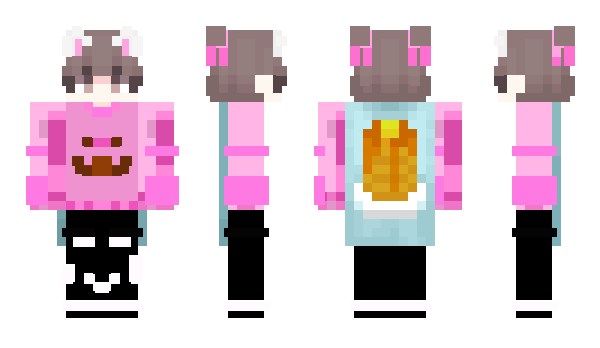 Minecraft скин по нику PinkKaZe