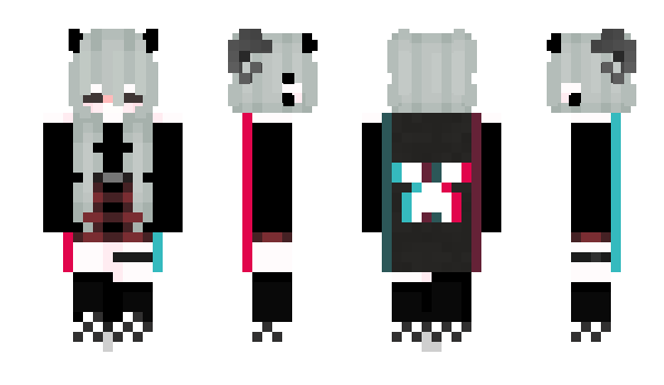 Minecraft skin WolfieCFW