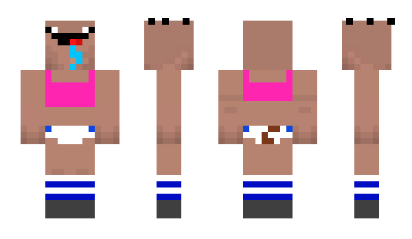 Minecraft скин по нику CheeseFeetFan