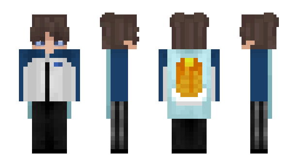 Minecraft skin Bluient
