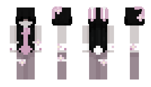 Minecraft skin pinkieroxe