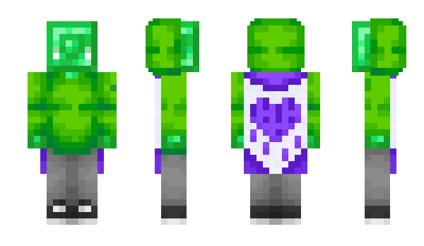 Minecraft skin FrostEmerald