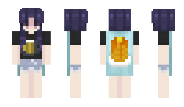 Minecraft skin PivoGirl