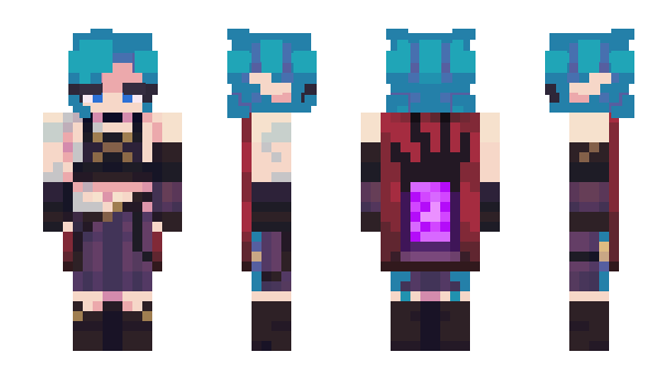Minecraft skin Pinkir