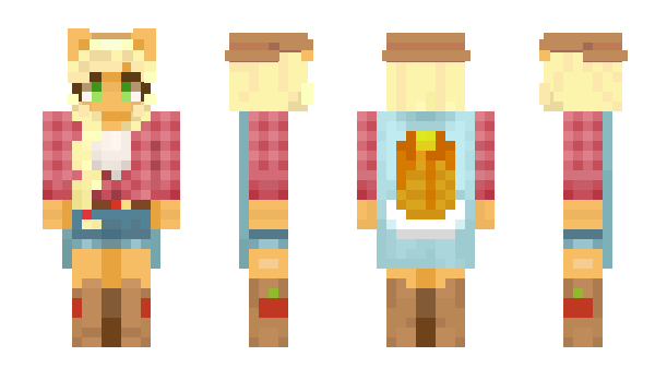 Minecraft скін по ніку CuakyWacky
