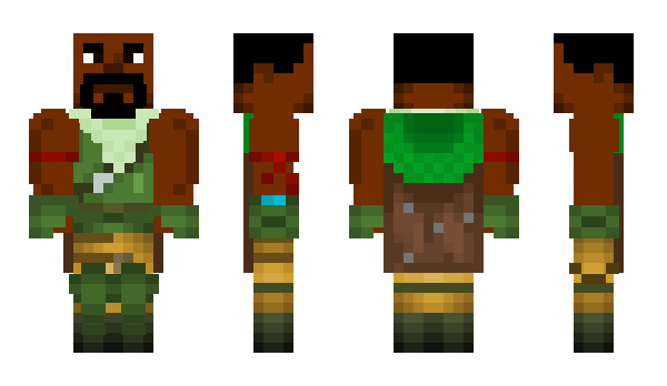Minecraft skin HuggableHippo